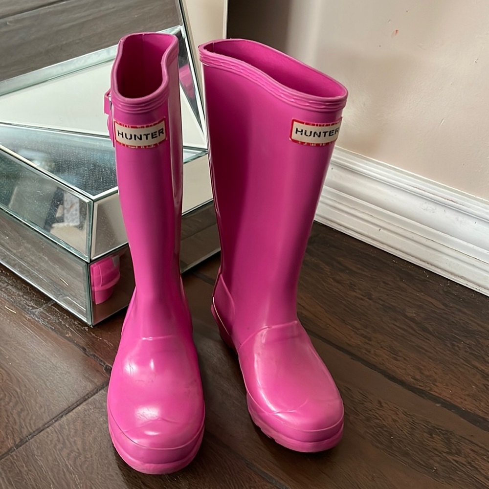 Hunter rain boot size 1 girls